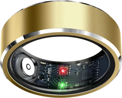 Light Gold Smart Ring Health Tracker - MARKVENT HEATH TRACKER