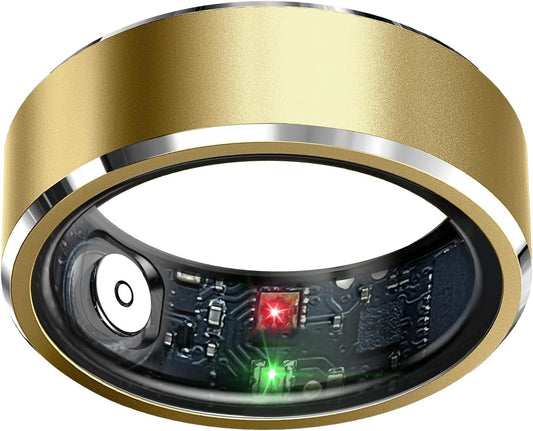 Light Gold Smart Ring Health Tracker - MARKVENT HEATH TRACKER