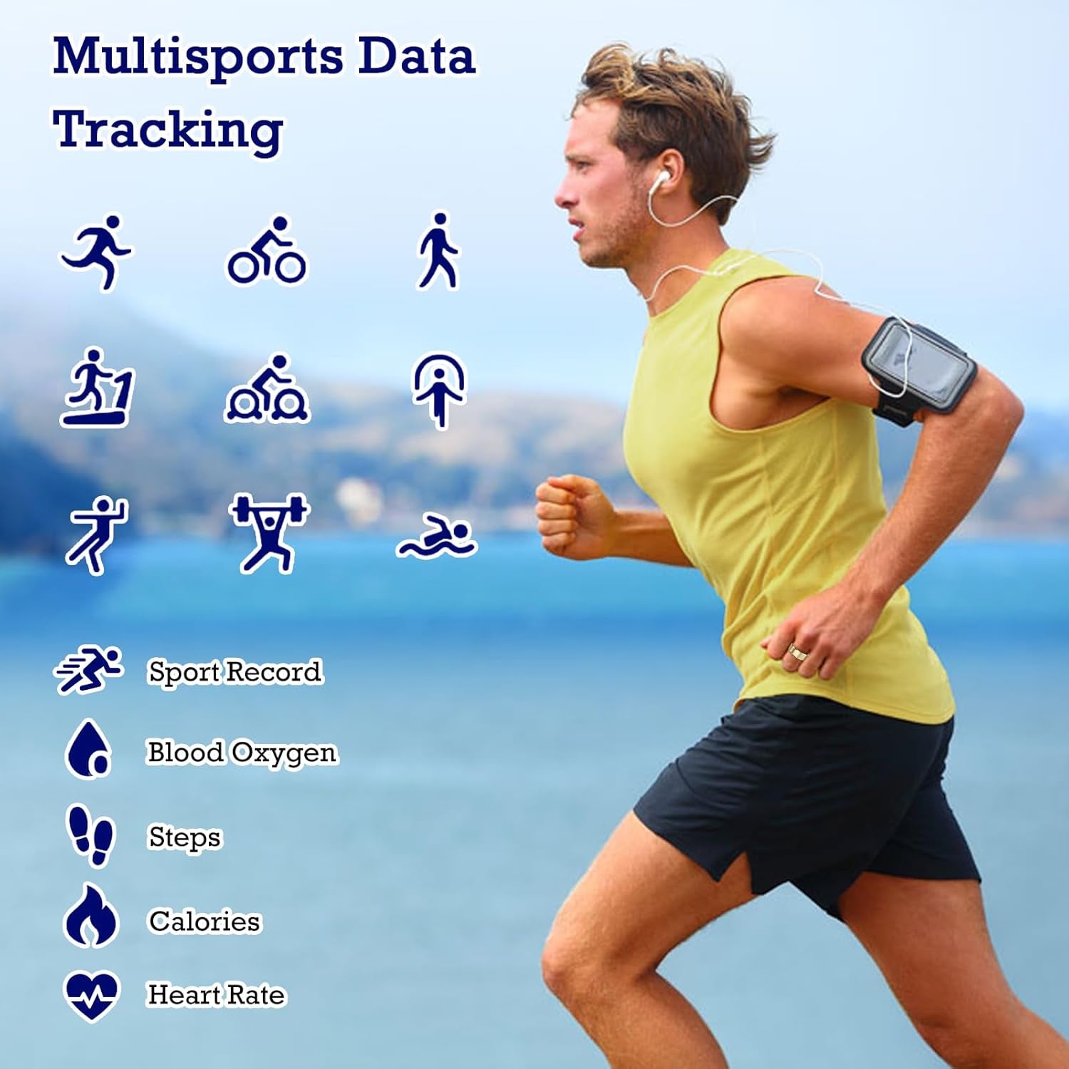 Light Gold Smart Ring Health Tracker - MARKVENT HEATH TRACKER